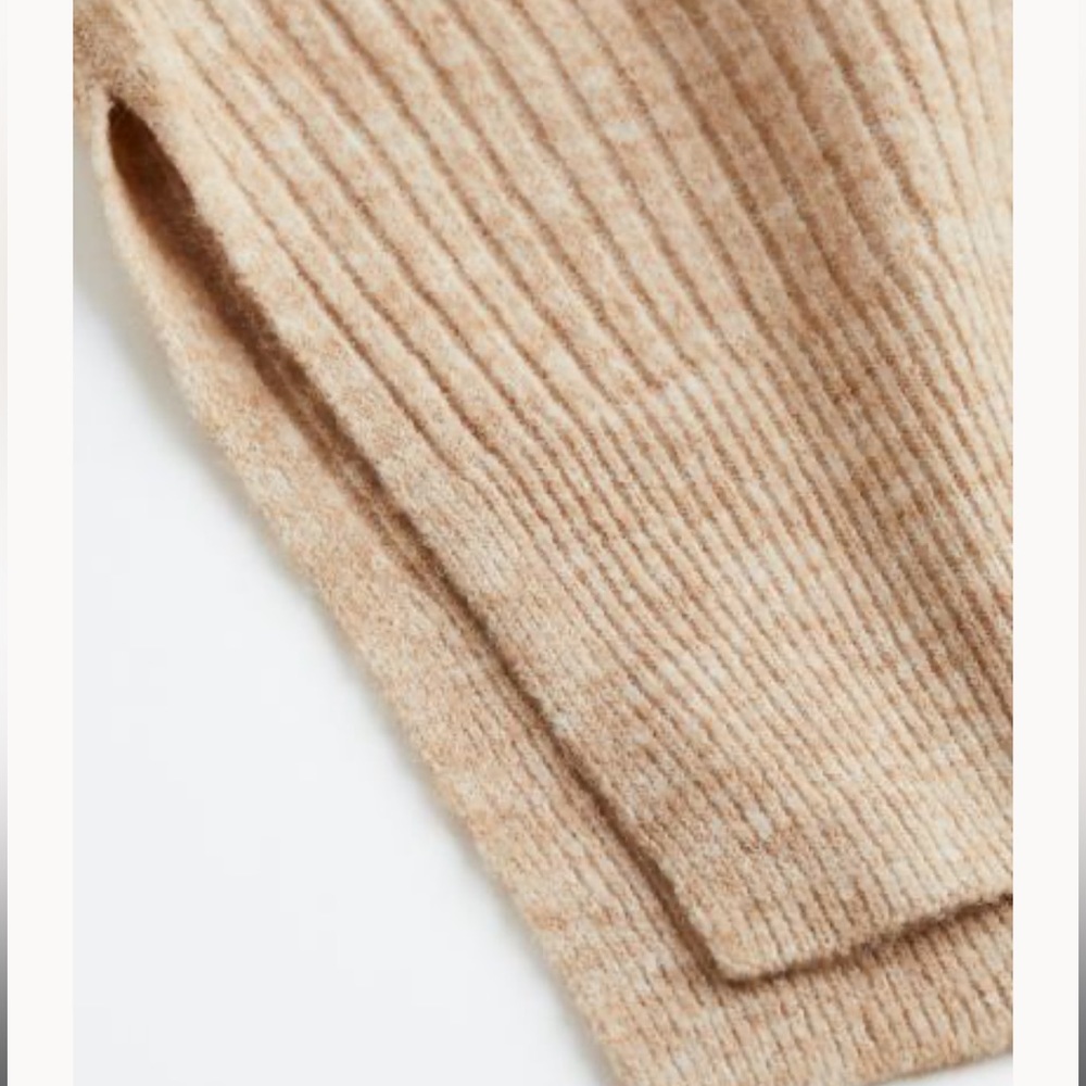 H&M Ribbed Beige Sweater - Picture 2 of 3